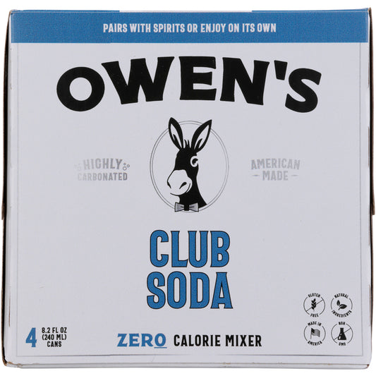 Owen'S Craft Mixers Club Soda - 240ML