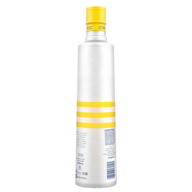 Ciroc Lemon Flavored Vodka Limonata 60 - 750ML - Back