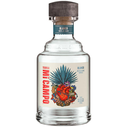 Mi Campo Tequila Blanco 80 - 375ML - Front Label
