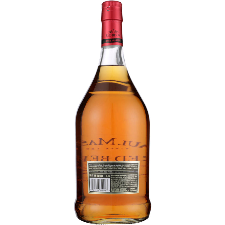 Paul Masson Red Berry Flavored Brandy Grande Amber 54 - 1.75L