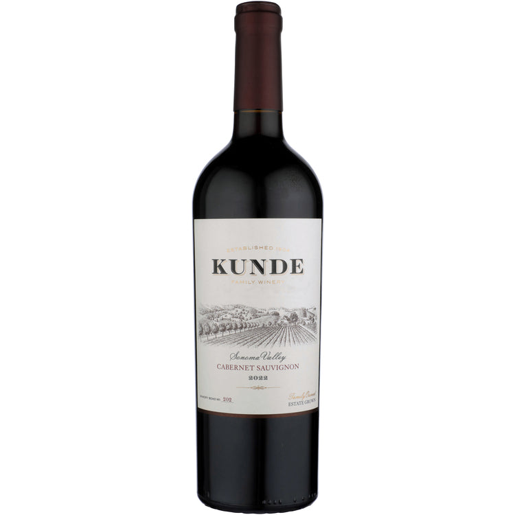Kunde Family Estate Cabernet Sauvignon Sonoma Valley 2022 - 750ML - Front