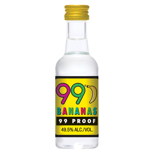 99 Brand Schnapps Combo 3 Each Peach 99 & Banana 99 - 50ML - Front