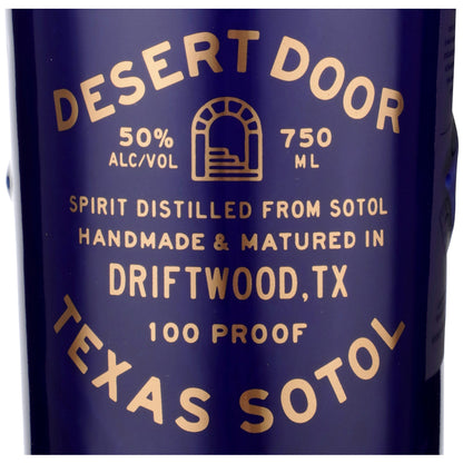 Desert Door Texas Sotol 100 - 750ML - Front Label