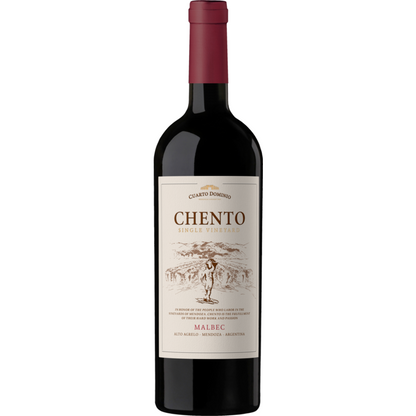 Bodega Cuarto Dominio Malbec Chento Single Vineyard Mendoza 2022 - 750ML