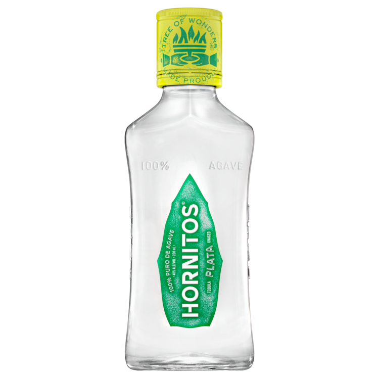 Hornitos Tequila Plata 80 - 200ML - Front