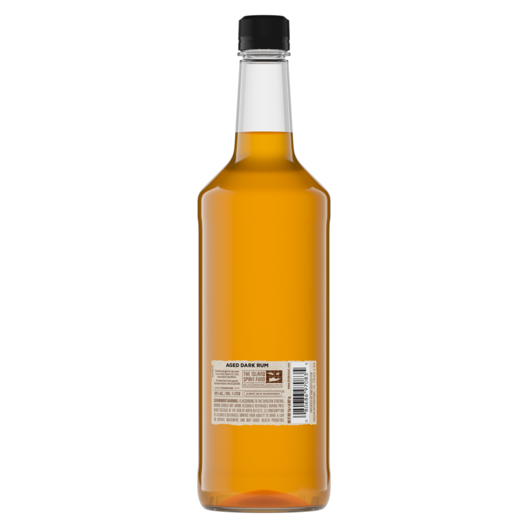 Cruzan Dark Rum Aged 80 - 1.0L - Back