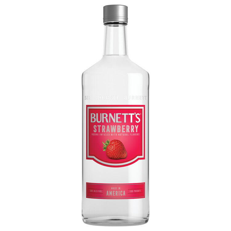 Burnett's Strawberry Flavored Vodka 60 - 750ML - Front