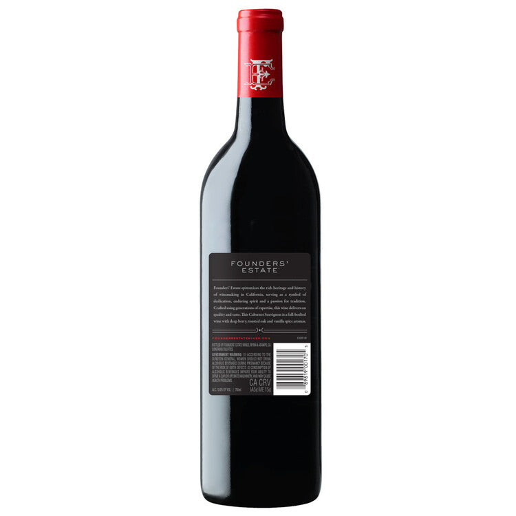 Beringer Founders' Estate Cabernet Sauvignon California - 750ML - Back