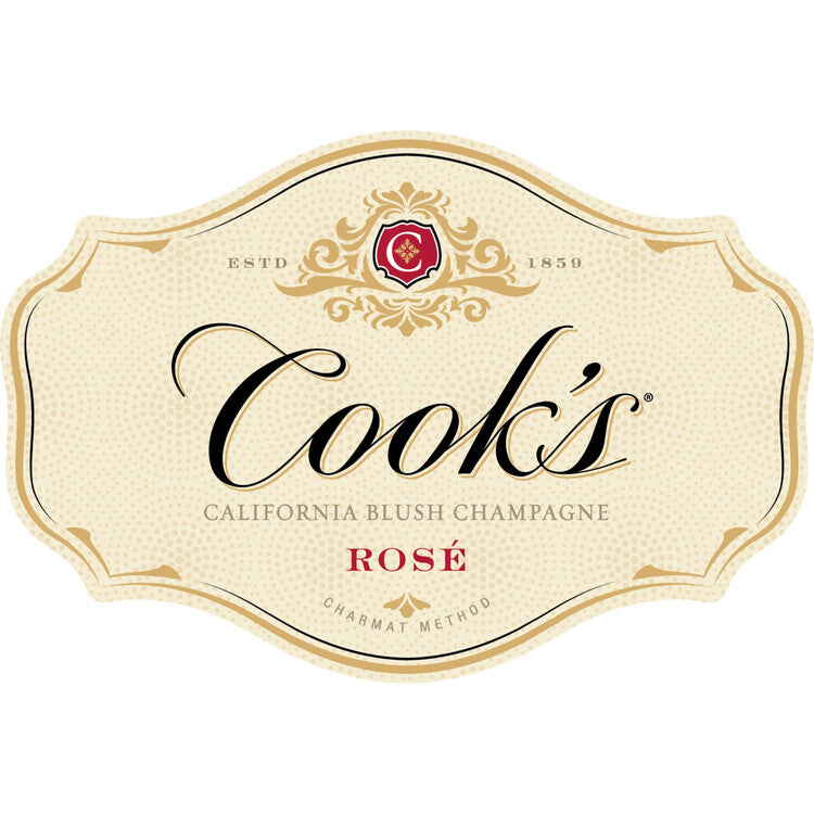 Cook's Blush Champagne Sweet Rose California - 750ML - Front Label