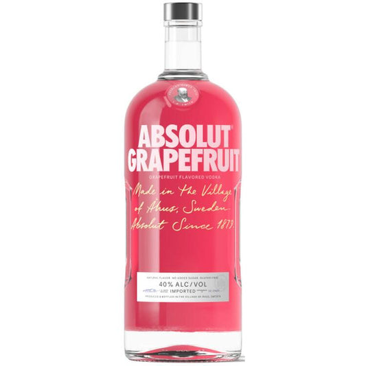 Absolut Grapefruit Flavored Vodka 80 - 1.75L - Front