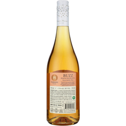 Carmel Winery Peach Moscato Israel - 750ML - Back