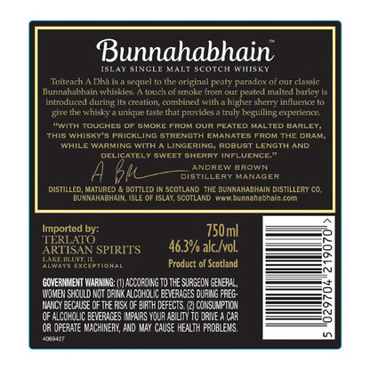 Bunnahabhain Single Malt Scotch Toiteach A Dha 92.6 - 750ML