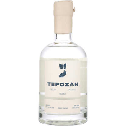 Tepozan Tequila Blanco 80 - 375ML - Front