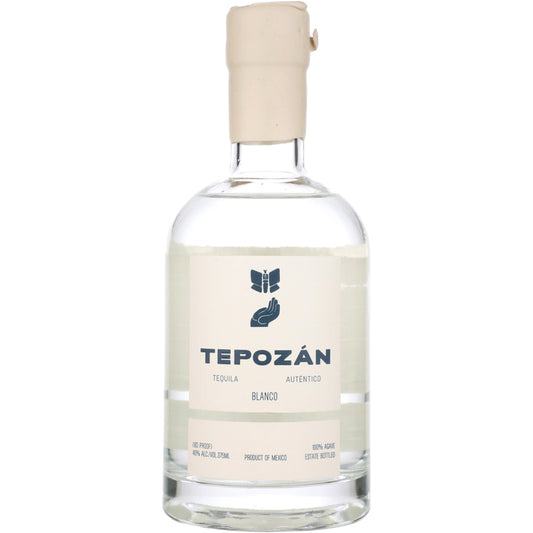 Tepozan Tequila Blanco 80 - 375ML - Front