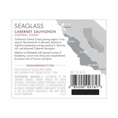 Seaglass Cabernet Sauvignon Central Coast - 750ML - Back Label