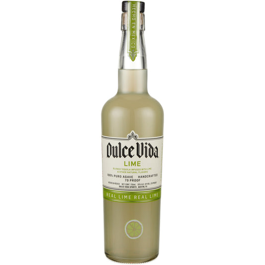Dulce Vida Lime Flavored Tequila 70 - 750ML - Front