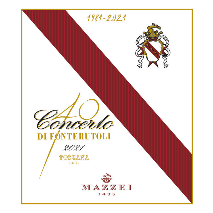 Concerto Di Fonterutoli Toscana Rosso 2021 Wood Box - 750ML