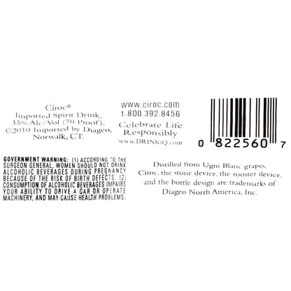 Ciroc Coconut Flavored Vodka 70 - 50ML