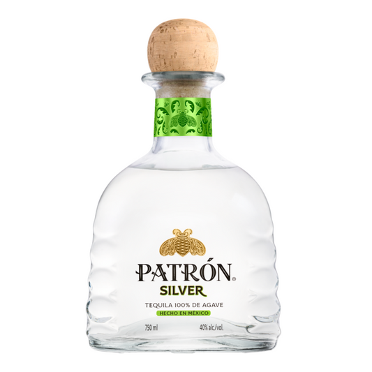 Patron Tequila Silver Bar 80 - 750ML - Front