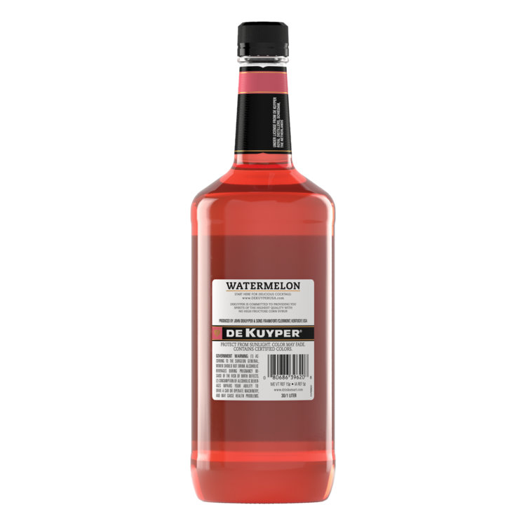 Dekuyper Sour Watermelon Schnapps Pucker 30 - 1.0L - Back