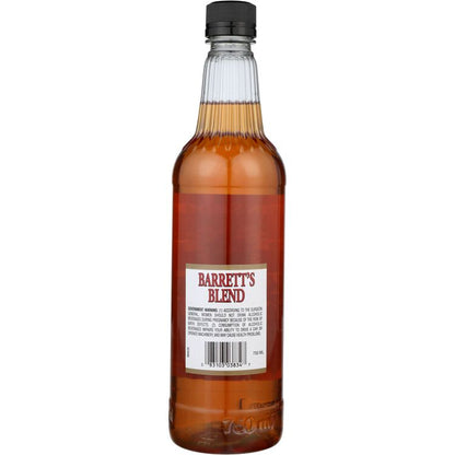 Barrett's Blended American Whiskey 80 - 750ML - Back