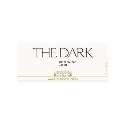 Cosentino Winery Red Wine The Dark Lodi 2022 - 750ML - Front Label