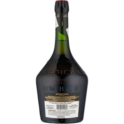 Benedictine Brandy Liqueur Dom 80 - 1.0L - Back
