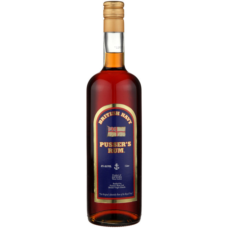 Pusser's Aged Rum British Navy 84 - 1.0L - Front