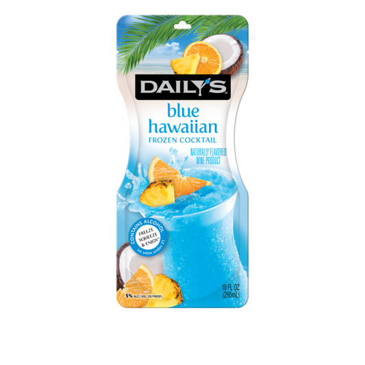 Daily'S Blue Hawaiian Wine Based Cocktail - 10 Z