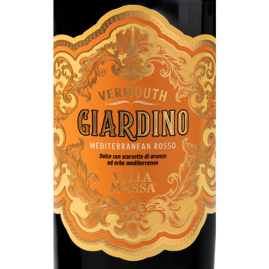 Villa Massa Vermouth Giardino Mediterranean Rosso - 750ML - Front Label