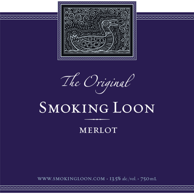 Smoking Loon Merlot The Original California - 750ML - Front Label