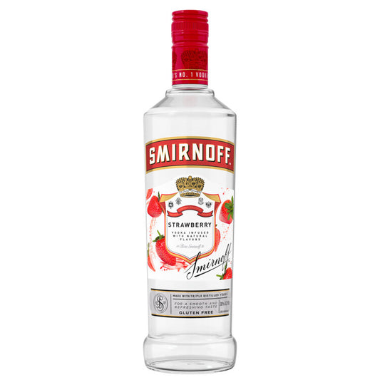 Smirnoff Vodka Strawberry Flavored 60 - 750ML - Front