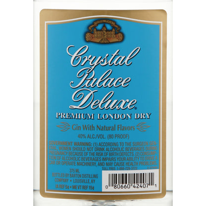 Crystal Palace London Dry Gin 80 - 375ML - Front Label