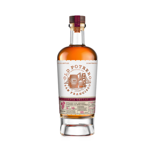 Old Potrero Straight Rye Whiskey California Cellar Series Silver Oak 6 - 700ML - Front