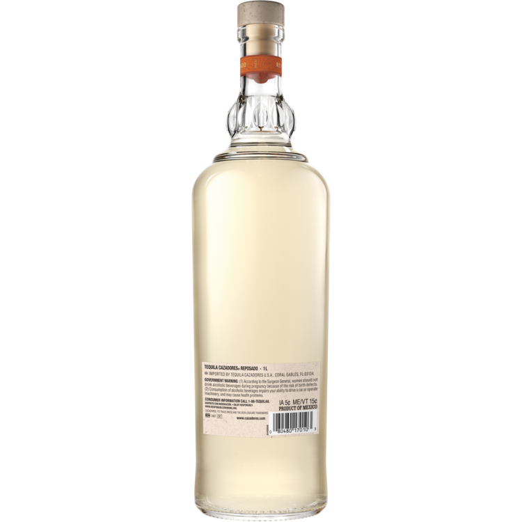 Cazadores Tequila Reposado 80 - 1.0L - Back