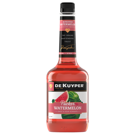Dekuyper Sour Watermelon Schnapps Pucker 30 - 750ML