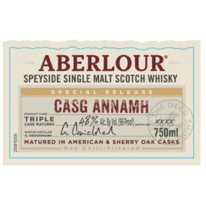 Aberlour Single Malt Scotch Casg Annamh Small Batch 96 - 750ML