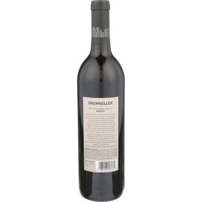 Drumheller Merlot Columbia Valley - 750ML - Back