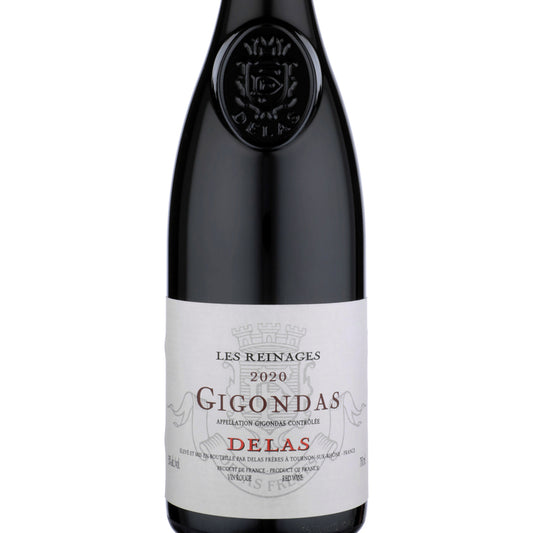 Delas Gigondas Les Reinages 2020 - 750ML - Front Label
