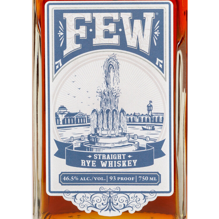 Few Straight Rye Whiskey 93 - 750ML - Front Label