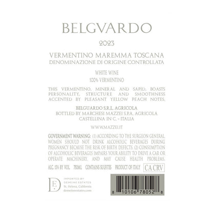 Belguardo Vermentino Maremma Toscana 2023 - 750ML