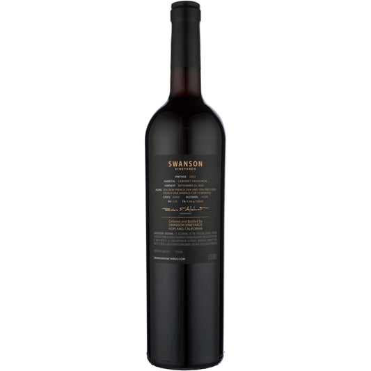 Swanson Vineyards Cabernet Sauvignon Napa Valley 2022 - 750ML - Back