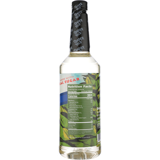 Trader Vic's Rock Candy Syrup - 32 Z - Back