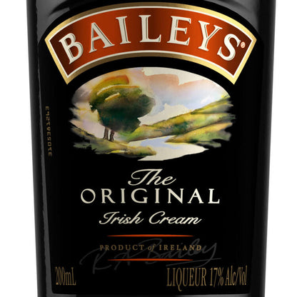 Baileys Irish Cream Liqueur The Original 34 - 200ML - Front Label