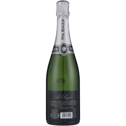 Pol Roger Champagne Extra Brut Pure - 750ML - Back