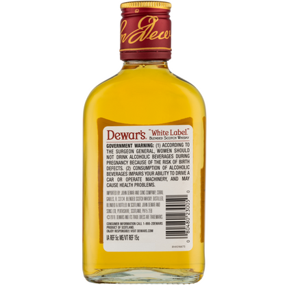 Dewar's Blended Scotch White Label 80 - 200ML - Back