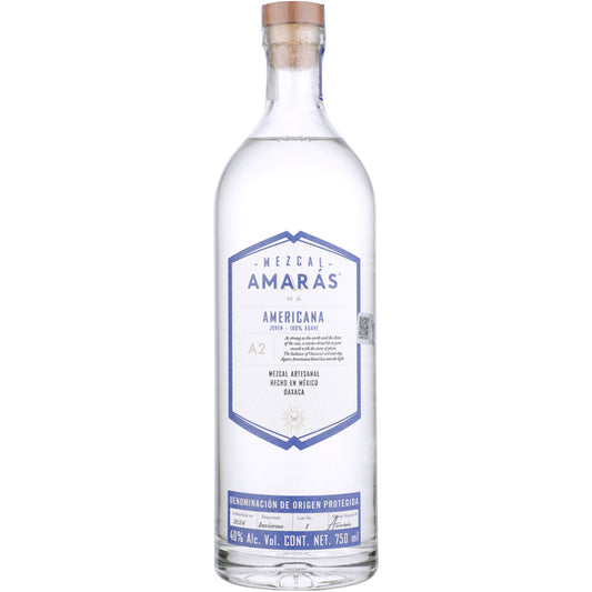 Amaras Mezcal Artesanal Ma Joven Americana A2 80 - 750ML - Front