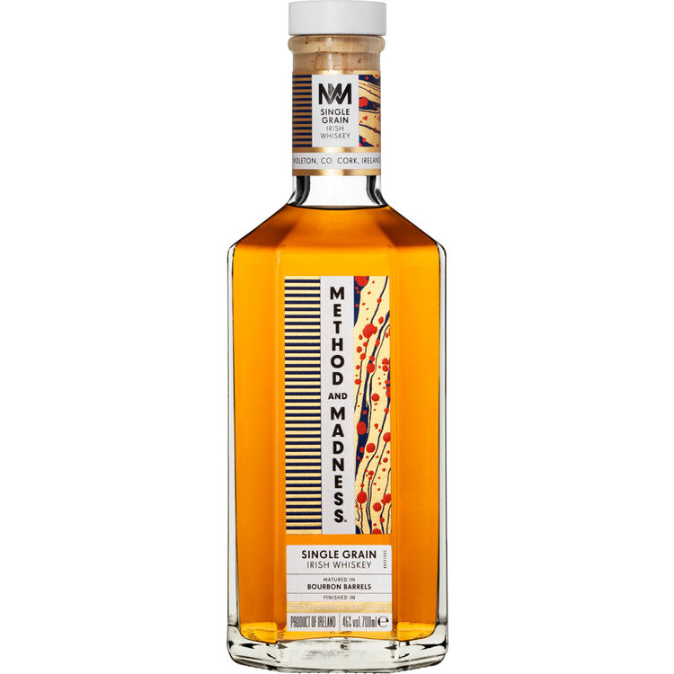 Method And Madness Single Grain Irish Whiskey Finished In Virgin Spani - 700ML - Front