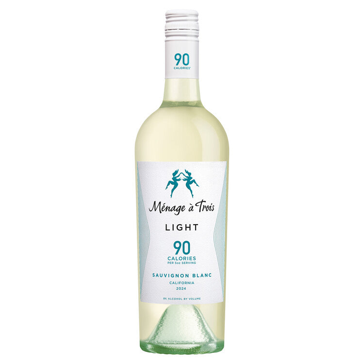 Menage A Trois Sauvignon Blanc Light California - 750ML - Front