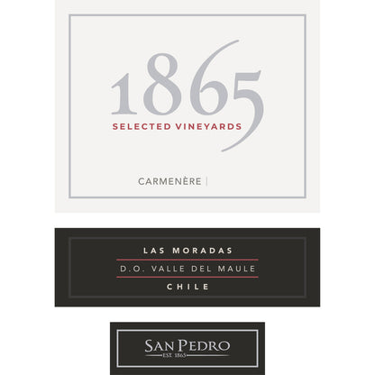 1865 Carmenere Selected Vineyards Maule Valley 2019 - 750ML